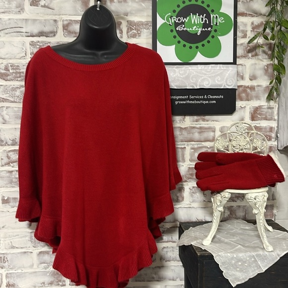 Karen Scott sweater poncho small/medium - Picture 1 of 6
